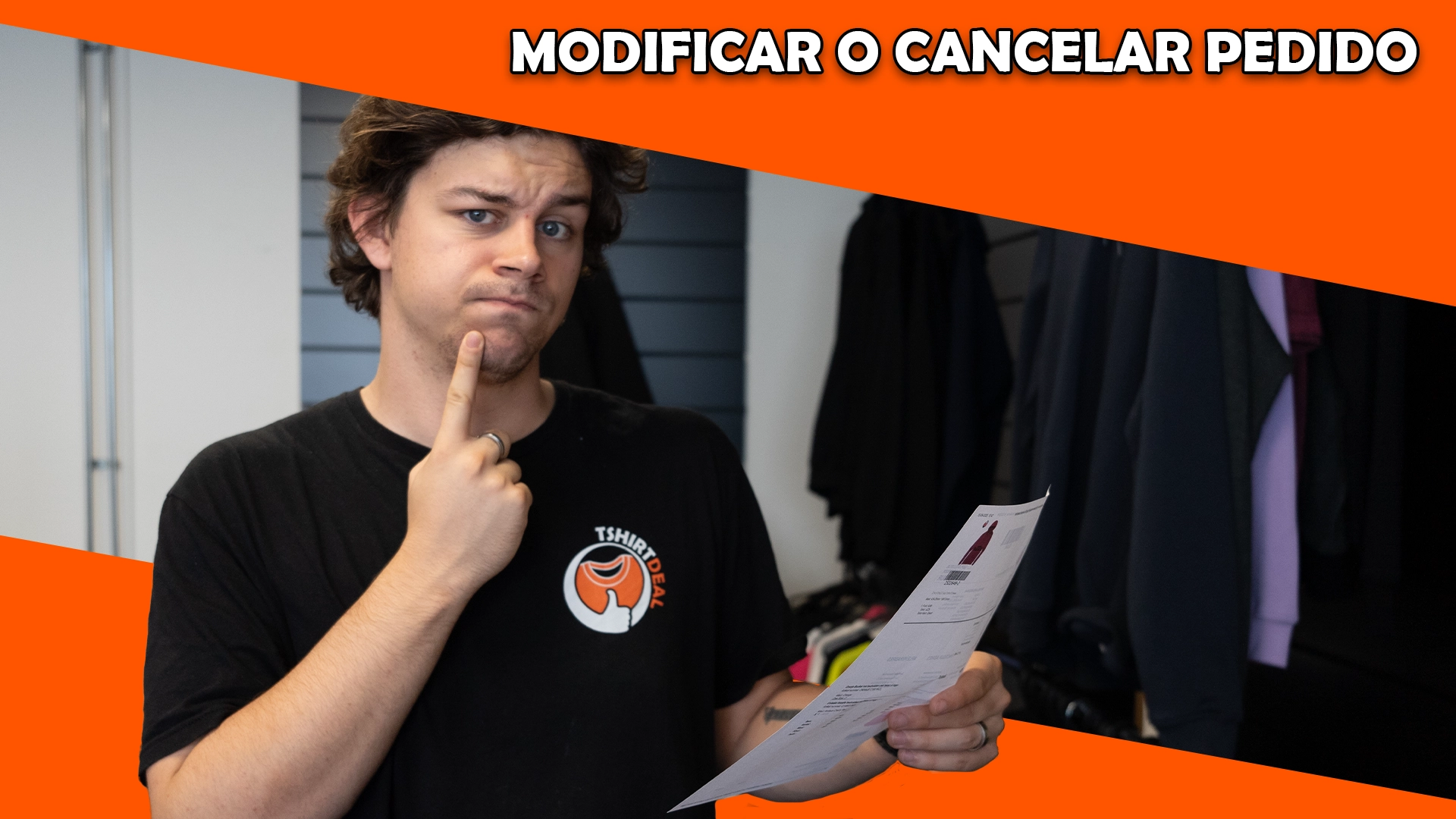 Modificar o cancelar pedido