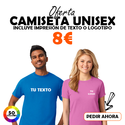 Camiseta personalizada unisex