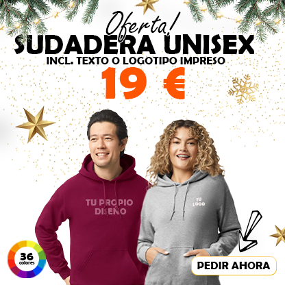 Sudadera con capucha personalizada