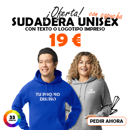 Sudadera con capucha personalizada