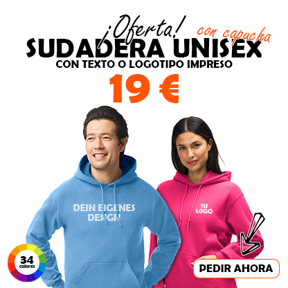 Sudadera con capucha personalizada