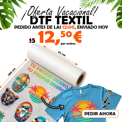 Pedir transfer DTF por metros