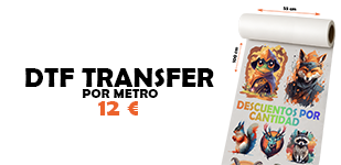 Pedir transfer DTF por metros